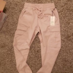 Pinkish Tan Cargo Pants.